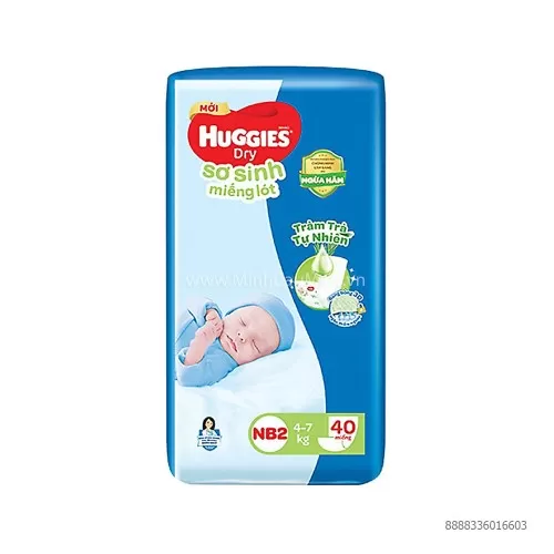 Miếng Lót Huggies NB2 40 miếng 
