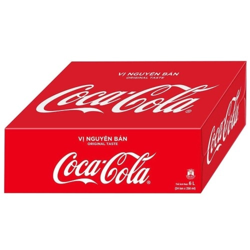Thùng 24 lon Coca Cola 250ml Thùng 24 lon Coca Cola 250ml