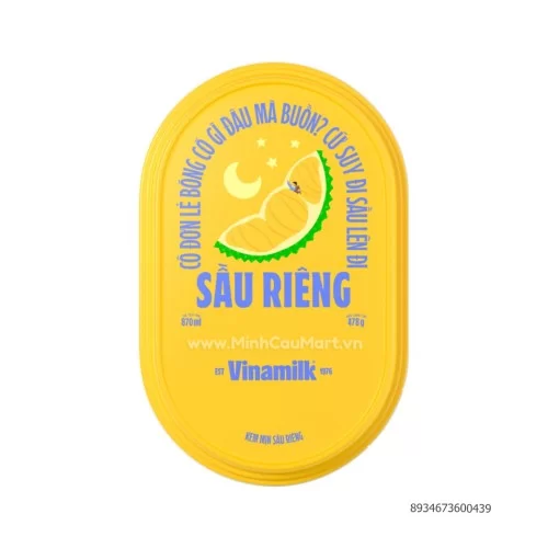 Kem mịn Vinamilk vị sầu riêng 870ml                                                                                                                                                                                                                       