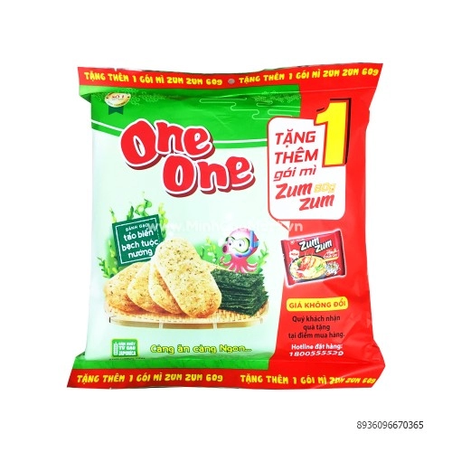 Bánh gạo Tảo biển One One 155Gr Bánh gạo Tảo biển One One 155Gr