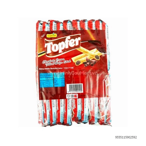 Bánh Kem Ống Tofer Nhập Khẩu Thái Lan 7Gr 40 Thanh Vị Socola Bánh Kem Ống Tofer Nhập Khẩu Thái Lan 7Gr 40 Thanh Vị Socola