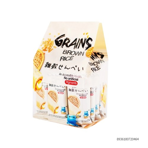 Bánh Sữa ống trứng sữa GRAINS IBO 160G Bánh Sữa ống trứng sữa GRAINS IBO 160G