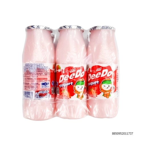 Sữa chua uống nhập khẩu Thái Lan hương dâu 150ml*6chai