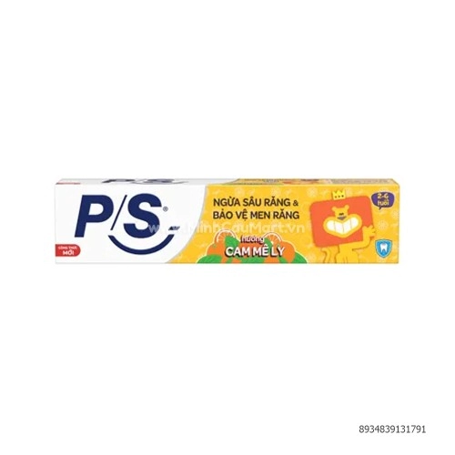 Kem Đánh Răng Trẻ Em P/S Hương Cam 2-6 Tuổi 90g Kem Đánh Răng Trẻ Em P/S Hương Cam 2-6 Tuổi 90g