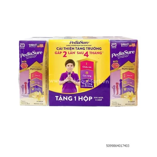 Sữa bột pha sẵn Pediasure cho trẻ 1-10 tuổi 180ml