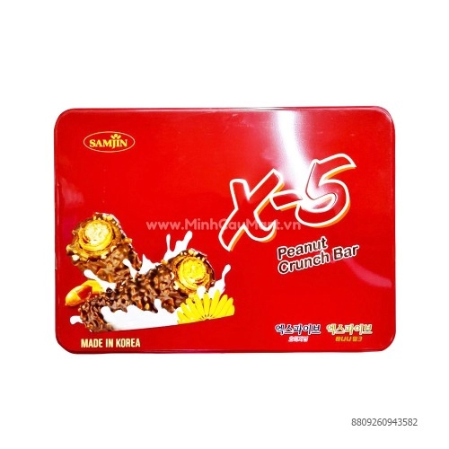 Bánh X5 Hàn Quốc hộp thiếc 418g