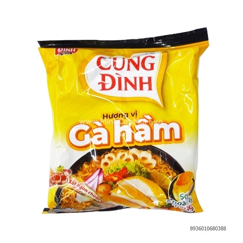 Mỳ Tôm Cung Đình vị gà hầm 80gr Mỳ Tôm Cung Đình vị gà hầm 80gr