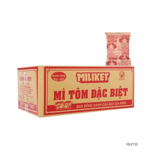 Mì Miliket 4 tôm 30 gói/thùng Mì Miliket 4 tôm 30 gói/thùng