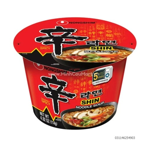 Mì Tô Nongshim Hàn Quốc 114g