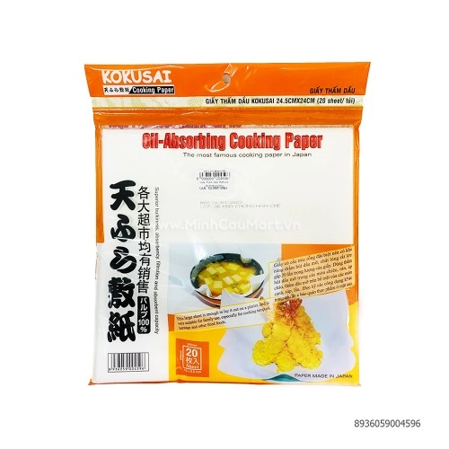 Giấy thấm dầu Kokusai 24.5*24cm(20c)