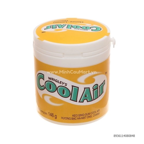 Kẹo Gum Cool Air các hương Hũ 146g Kẹo Gum Cool Air các hương Hũ 146g