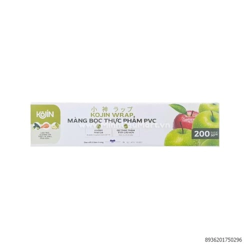 Màng Bọc Thực Phẩm Táo Xanh Kojin Wrap 200 30*60m Màng Bọc Thực Phẩm Táo Xanh Kojin Wrap 200 30*60m