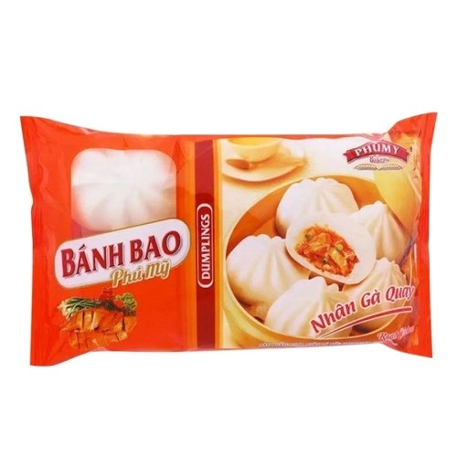 Bánh bao nhân gà quay Phú mỹ Bánh bao nhân gà quay Phú mỹ