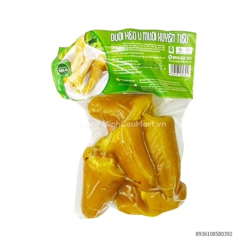 Đuôi Heo Ủ Muối Xuyên Tiêu Hoàng Minh 250G Đuôi Heo Ủ Muối Xuyên Tiêu Hoàng Minh 250G