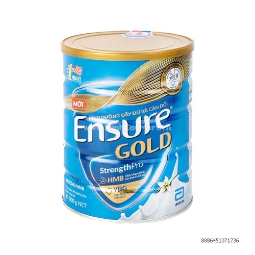 Sữa Bột Ensure Gold Vanilla 800g Ít Ngọt Sữa Bột Ensure Gold Vanilla 800g Ít Ngọt