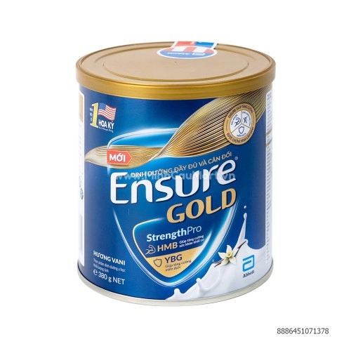 Sữa bột Ensure Gold 380g Hương Vani Sữa bột Ensure Gold 380g Hương Vani