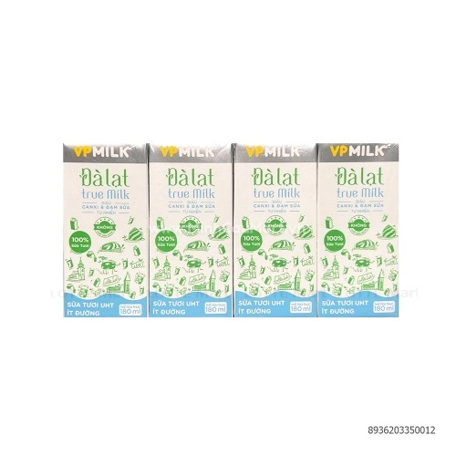Sữa tươi UHT VPmilk 180ml Sữa tươi UHT VPmilk 180ml