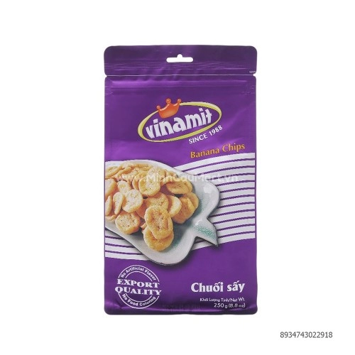Chuối sấy khô VINAMIT 250g Chuối sấy khô VINAMIT 250g