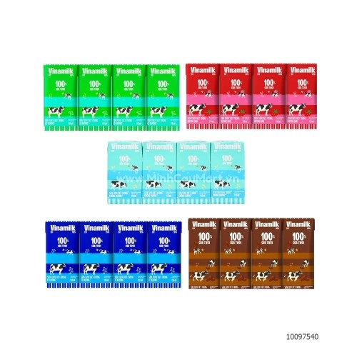 Thùng Sữa Tươi Tiệt Trùng Vinamilk 110ml *48 Hộp