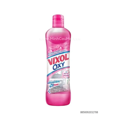 Vixol Oxy nước tẩy nhà tắm và bồn cầu hồng 700ml Vixol Oxy nước tẩy nhà tắm và bồn cầu hồng 700ml