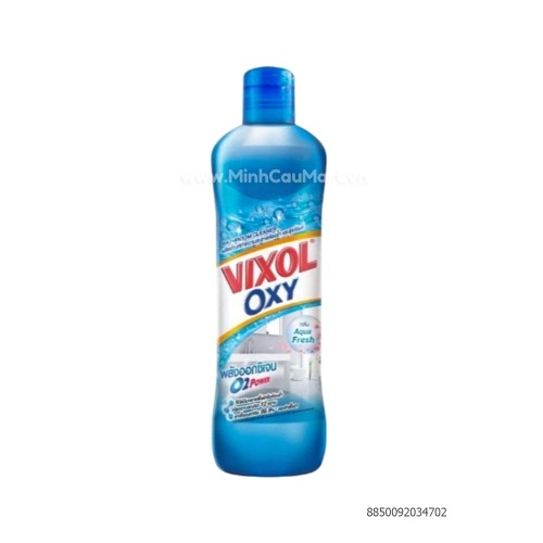 Vixol Oxy nước tẩy nhà tắm và bồn cầu xanh dương 700ml
