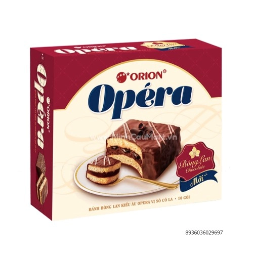 Bánh Mềm Kiểu Âu Orion Opéra Vị Sô Cô La 336g Bánh Mềm Kiểu Âu Orion Opéra Vị Sô Cô La 336g