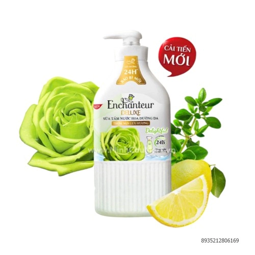Sữa Tắm Hương Nước Hoa Enchanteur Delightful 650g Sữa Tắm Hương Nước Hoa Enchanteur Delightful 650g
