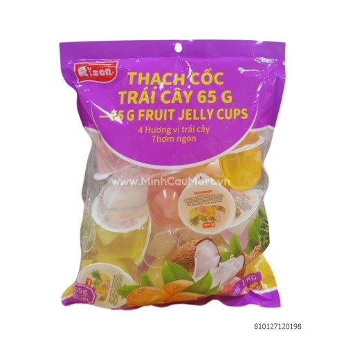 Thạch cốc trái cây 65g Risen