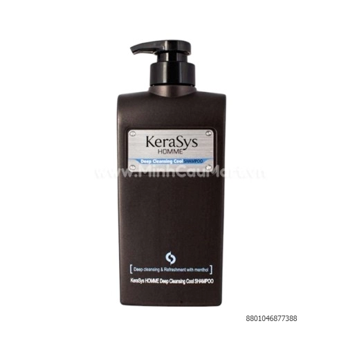Dầu Gội Bạc Hà Dành Cho Nam Kerasys Homme Deep Cleansing Cool Shampoo 550ml Dầu Gội Bạc Hà Dành Cho Nam Kerasys Homme Deep Cleansing Cool Shampoo 550ml