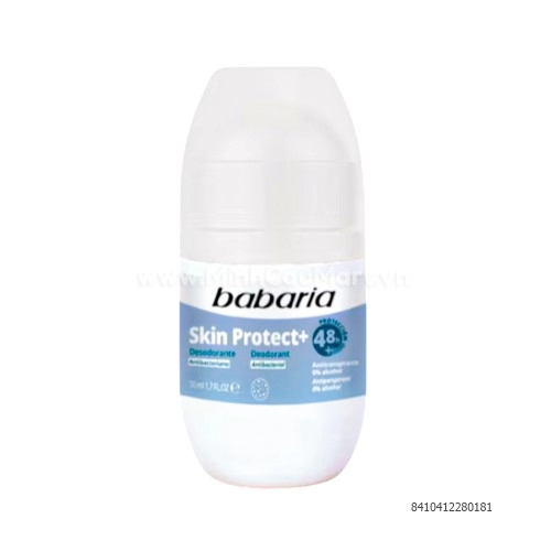 Lăn khử mùi Babaria Skin Protect+ 50ml