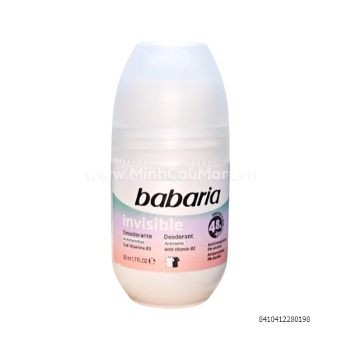 Lăn khử mùi Babaria Invisible 50ml