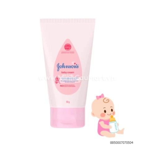 Kem dưỡng ẩm Johnsons baby cream 50g