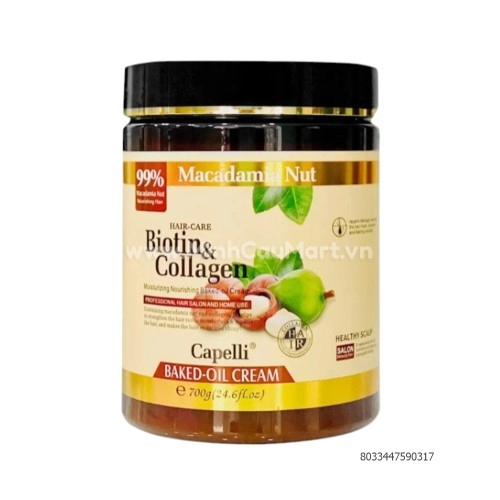 Ủ tóc Biotin & Collagen Cepelli 700G