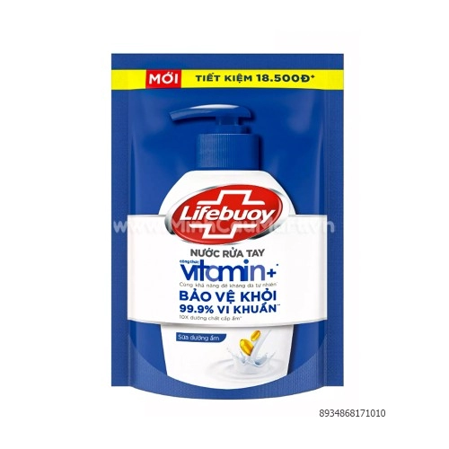 Nước Rửa Tay Lifebuoy Bảo Vệ Khỏi Vi Khuẩn Sữa Dưỡng Ẩm Vitamin Túi 400g Nước Rửa Tay Lifebuoy Bảo Vệ Khỏi Vi Khuẩn Sữa Dưỡng Ẩm Vitamin Túi 400g