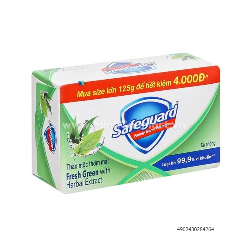 Bánh Xà Phòng Safeguard Hương Thảo Mộc 135g Bánh Xà Phòng Safeguard Hương Thảo Mộc 135g