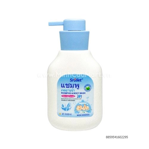 Tắm Gội Toàn Thân Sroget Màu Xanh 360ML