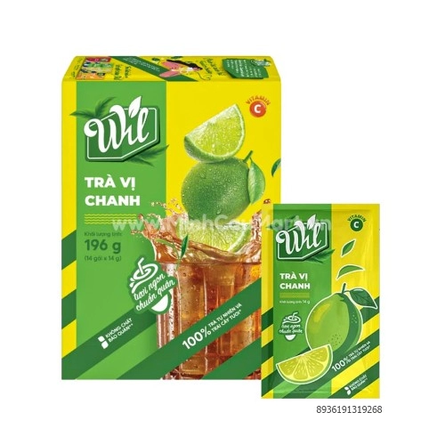 WIL TRÀ CHANH HỘP 16 GÓI x 17G