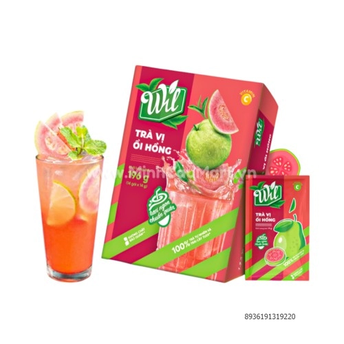 TRÀ VỊ ỔI HỒNG WIL HÒA TAN 16 gói x 17g