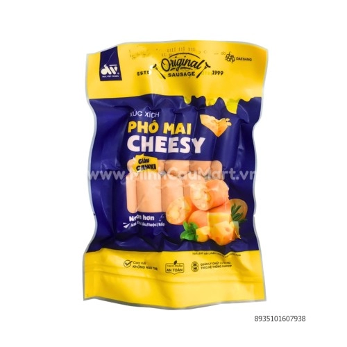 Xúc Xích Phô Mai Cheesy Đức Việt 250G Xúc Xích Phô Mai Cheesy Đức Việt 250G