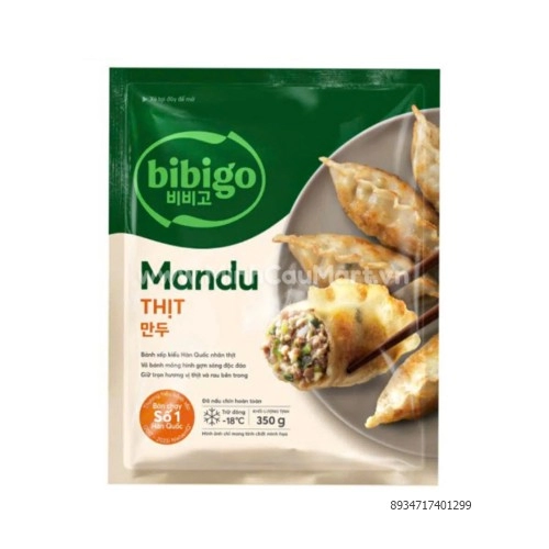 Bánh Mandu CJ Bibigo Nhân Thịt 350g Bánh Mandu CJ Bibigo Nhân Thịt 350g