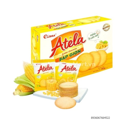 Bánh Atela vị ngô 342g Bánh Atela vị ngô 342g