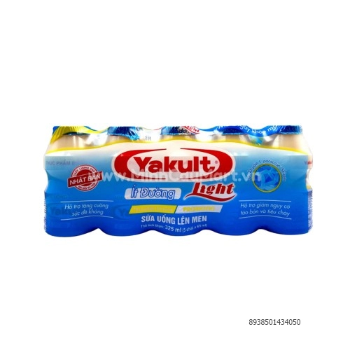 Sữa Uống Lên Men Yakult Ít Đường 5 Chai * 65ML