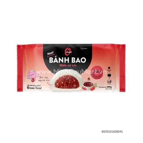 Bánh Bao Nhân Xá Xíu Ofood 200G Bánh Bao Nhân Xá Xíu Ofood 200G