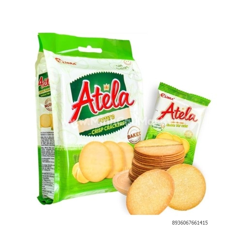 Bánh Atela Cracker khoai tây giòn 228g Bánh Atela Cracker khoai tây giòn 228g