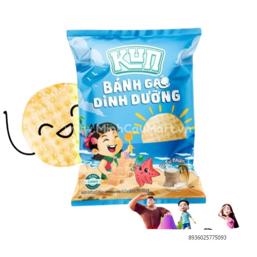 Bánh gạo dinh dưỡng Kun vị tự nhiên 140Gr Bánh gạo dinh dưỡng Kun vị tự nhiên 140Gr