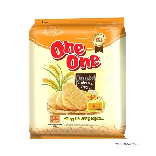 Bánh Gạo Mặn Phô Mai Ngô One One 181Gr Bánh Gạo Mặn Phô Mai Ngô One One 181Gr