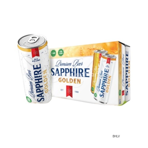 Bia Hạ Long vàng thùng 24 lon