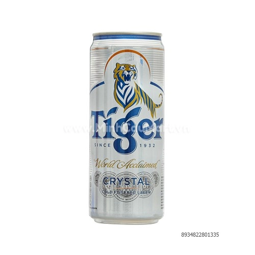 Bia Tiger Bạc Crystal 330ml