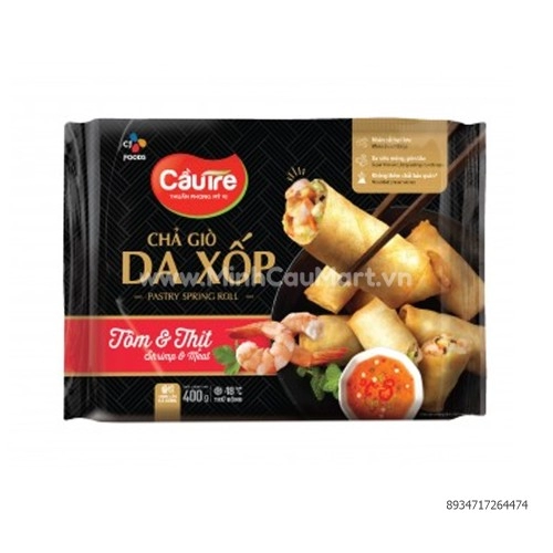 Chả Giò Da Xốp Nhân Tôm Thịt CJ Cầu Tre 400g Chả Giò Da Xốp Nhân Tôm Thịt CJ Cầu Tre 400g