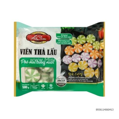 Viên thả lẩu La Cusina vị Phô mai trứng muối 500g